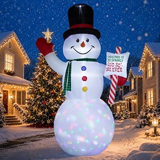 15FT Christmas Snowman Inflatable Yard Decoration