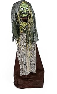 59 Inches Halloween Witch Yard Decoration