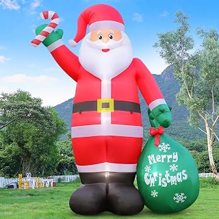 12FT Christmas Santa Claus Inflatable Yard Decoration