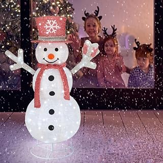 Christmas Snowman Family Yard Decoration