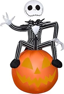 3.5ft Christmas Pumpkin Inflatable Yard Decoration