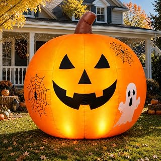 6FT Halloween Pumpkin Inflatable Yard Decoration