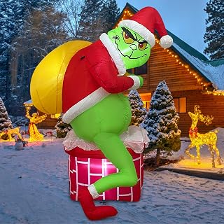 Christmas Santa Claus Inflatable Yard Decoration
