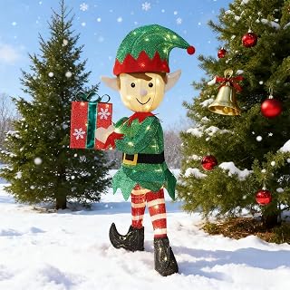 Christmas Elf Yard Decoration