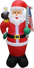 6 FT Christmas Santa Claus Inflatable Yard Decoration