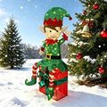 Christmas Elf Yard Decoration