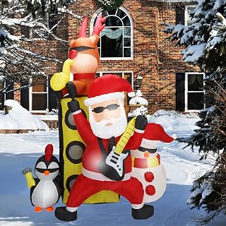 8 FT Christmas Santa Claus Inflatable Yard Decoration
