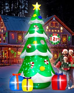 12FT Christmas Christmas Tree Inflatable Yard Decoration
