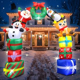 8FT Christmas Reindeer Inflatable Yard Decoration