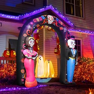 8 FT Halloween Archway Inflatable Yard Decoration
