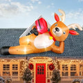 12 FT Christmas Reindeer Inflatable Yard Decoration