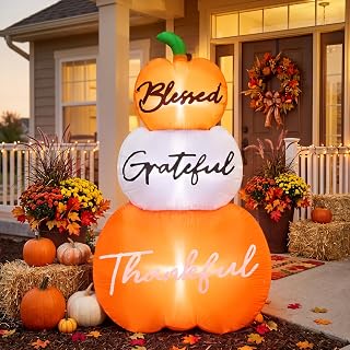 6FT Fall Pumpkin Inflatable Yard Decoration