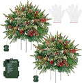 24 Inch Christmas Christmas Tree Yard Decoration 2 Pack