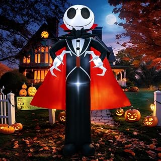 12FT Halloween Skeleton Inflatable Yard Decoration