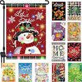18 Inch Holiday Outdoor Flag Set of 12