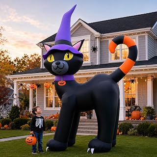 14FT Halloween Witch Inflatable Yard Decoration