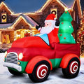 6.5FT Christmas Santa Claus Inflatable Yard Decoration