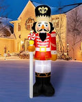 8FT Christmas Nutcracker Inflatable Yard Decoration