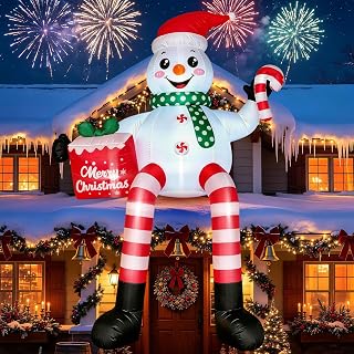 16FT Christmas Snowman Inflatable Yard Decoration