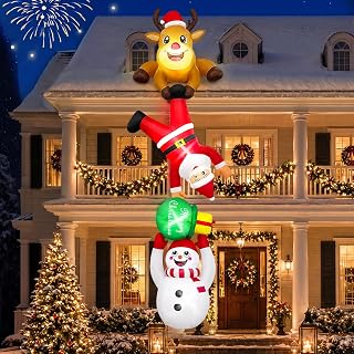 12FT Christmas Snowman Inflatable Yard Decoration