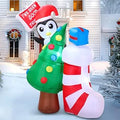 5 FT Christmas Penguin Inflatable Yard Decoration