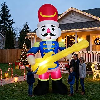 12FT Christmas Nutcracker Inflatable Yard Decoration