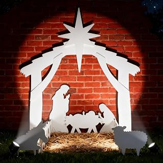 4ft Christmas Nativity Scene Yard Decoration