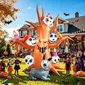 8FT Halloween Skeleton Inflatable Yard Decoration