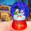 6FT Christmas Snowman Family Inflatable Yard Decoration