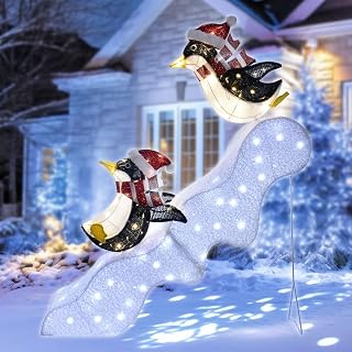 48 Inch Christmas Penguin Yard Decoration