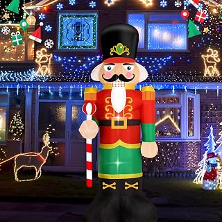 8 Feet Christmas Nutcracker Inflatable Yard Decoration