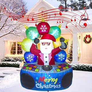6 FT Christmas Santa Claus Inflatable Yard Decoration