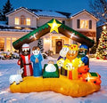 8.8FT Christmas Nativity Scene Inflatable Yard Decoration