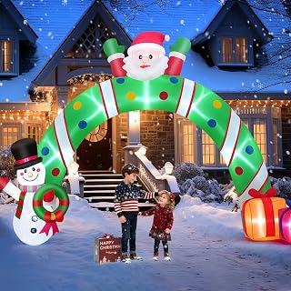 10.3 FT Christmas Snowman Inflatable Yard Decoration