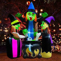 6 Feet Halloween Witch Inflatable Yard Decoration