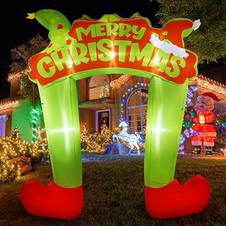 10 ft Christmas Archway Inflatable Yard Decoration
