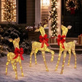 4.3FT Christmas Reindeer Family Yard Decoration