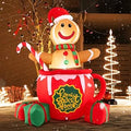 7 FT Christmas Gift Box Inflatable Yard Decoration