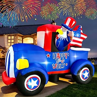 8FT Patriotic Inflatable Yard Decoration