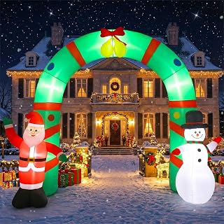 8ft Christmas Archway Inflatable Yard Decoration