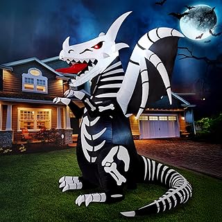 8 FT Halloween Dragon Inflatable Yard Decoration