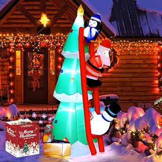 7.5FT Christmas Santa Claus Inflatable Yard Decoration