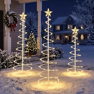 Christmas Christmas Tree Yard Decoration 3 Pack