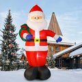 12 FT Christmas Santa Claus Inflatable Yard Decoration 5 pcs