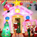 10 Ft Christmas Santa Claus Inflatable Yard Decoration