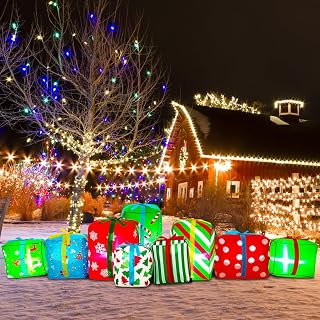 9FT Christmas Gift Box Inflatable Yard Decoration