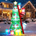 8FT Christmas Santa Claus Inflatable Yard Decoration