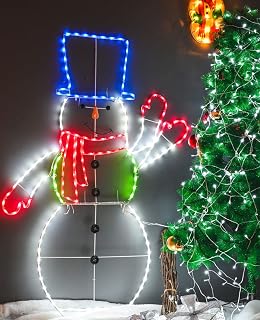 5FT Christmas Snowman Yard Decoration