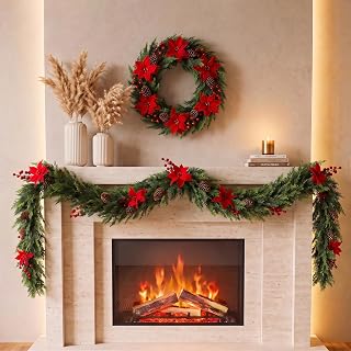 9FT Christmas Outdoor Garland