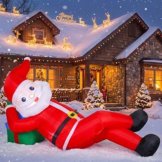 12ft Christmas Santa Claus Inflatable Yard Decoration